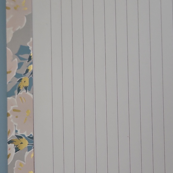 Badgley Mischka NWT Floral/Gold Motif Clipboard Set - Picture 9 of 9